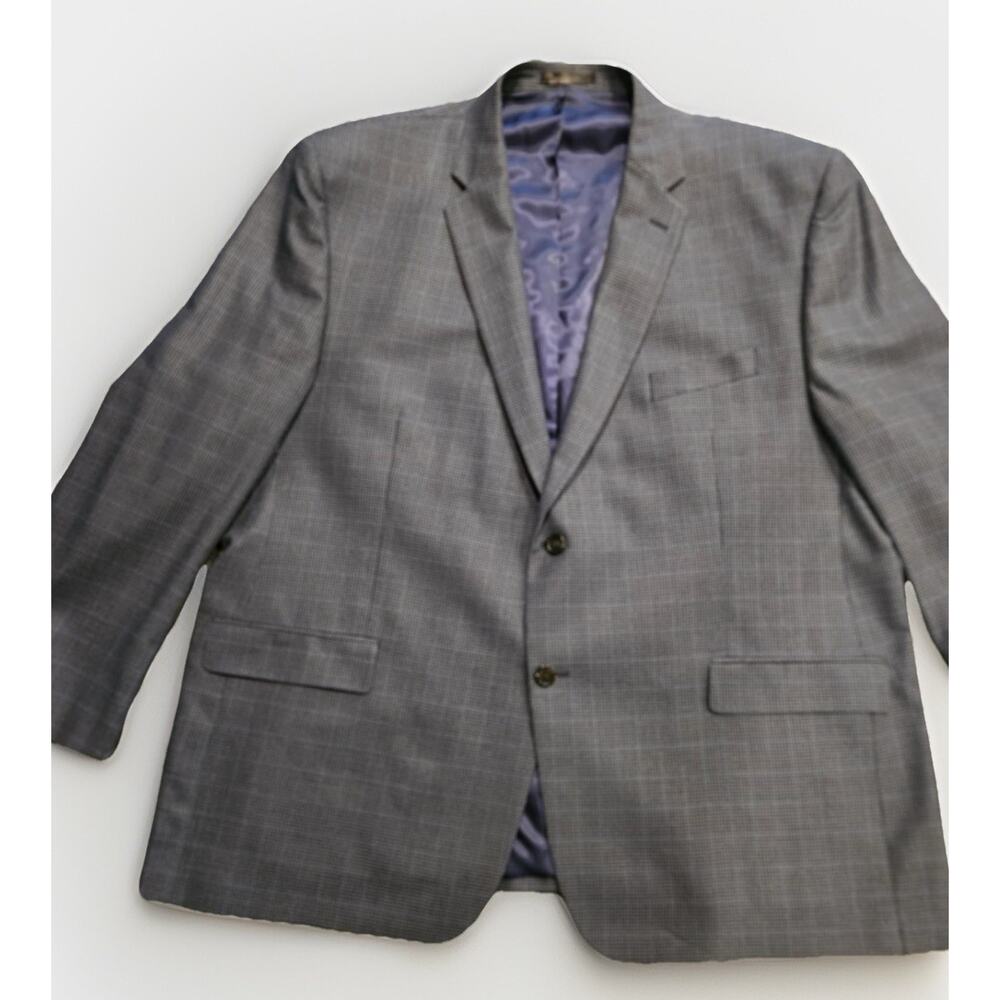 Ralph Lauren Blue Slate Gray Suit Jacket Ca01129 Sz 50r Sport Coat Ca01129
